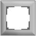 Рамка на 1 пост Werkel W0012206 серебро (WL14-Frame-01)