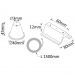 Подвесной комплект для шинопровода Crystal Lux CLT 0.210 03 WH