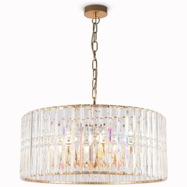 Подвесная люстра Maytoni Facet MOD094PL-08G