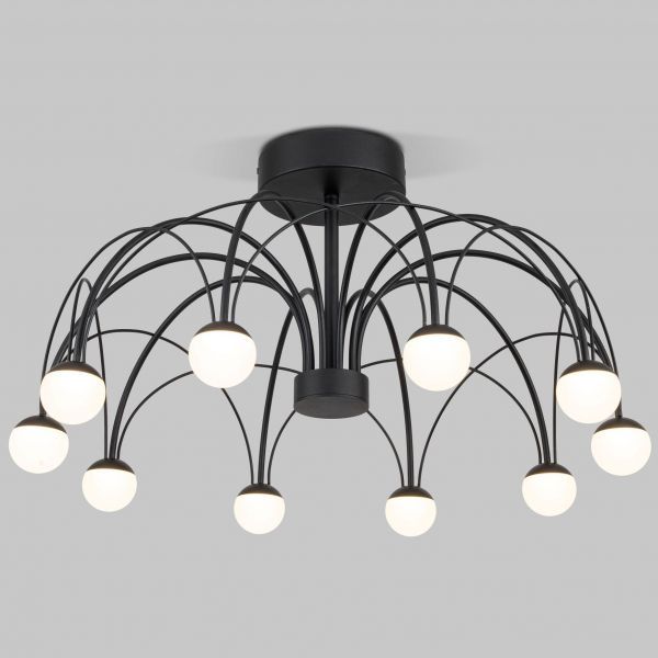 Потолочный светодиодный светильник Ragno Eurosvet 90035/10  LED черный