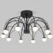 Потолочный светодиодный светильник Ragno Eurosvet 90035/10  LED черный