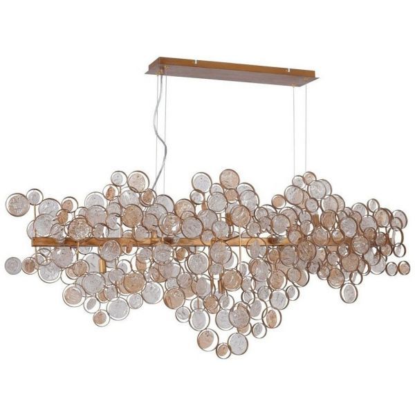 Люстра Crystal Lux DESEO SP15 L1400 GOLD
