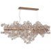 Люстра Crystal Lux DESEO SP15 L1400 GOLD
