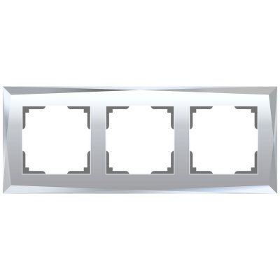 Рамка из стекла на 3 поста Werkel W0031220 зеркальный (WL08-Frame-03)