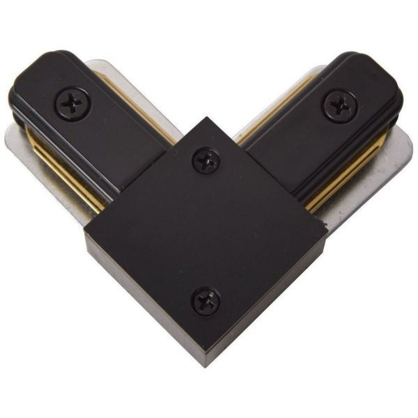 Коннектор угловой для однофазного трека G85402 BK Gerhort
