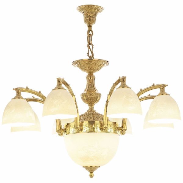 Люстра бронзовая 72211P/8/210 G P1 D Pair Bohemia Ivele Crystal