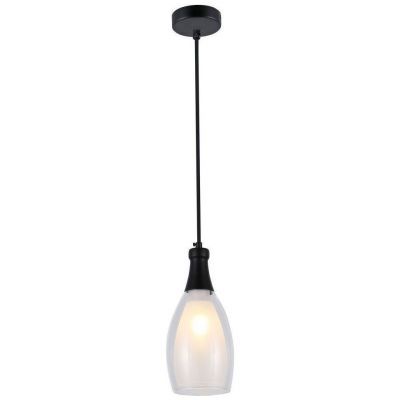 Светильник потолочный Linvel LV 9430/1 Рон Черный Е14 40W D120 H800мм