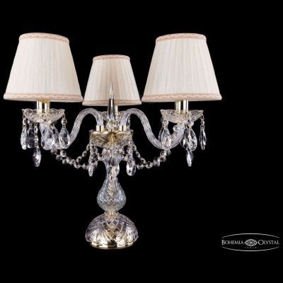 Настольная лампа Bohemia Ivele Crystal 1406L/3/141-39/G/SH33a-160