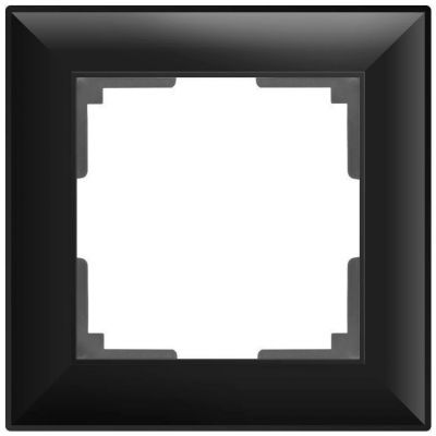 Рамка на 1 пост Werkel W0012208 черный матовый (WL14-Frame-01)