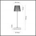 Ландшафтный светодиодный светильник Odeon Light Hightech Sunset 6670/3TL