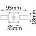 Соединитель линейный однофазный Crystal Lux CLT 0.211 01 WH