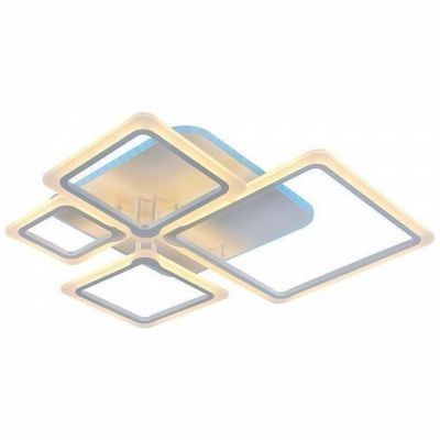 Потолочный светодиодный светильник 8050/4 WHT 106W+14W RGB белый Profit Light