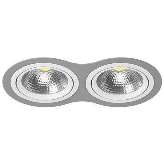 Встраиваемый точечный светильник i9290606 серый/белый Intero 111 Lightstar