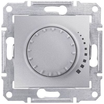 Светорегулятор поворотный Schneider Electric Sedna Алюминий 25-325Вт, для л/н и г/л с электр. трансформатором
