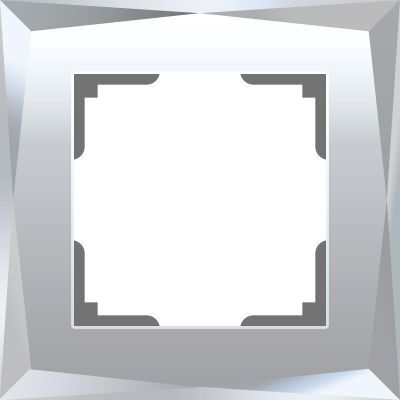 Рамка из стекла на 1 пост Werkel W0011220 зеркальный (WL08-Frame-01)