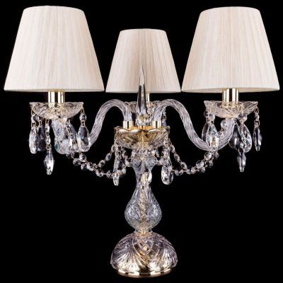 Настольная лампа Bohemia Ivele Crystal 1406L/3/141-39/G/SH33-160