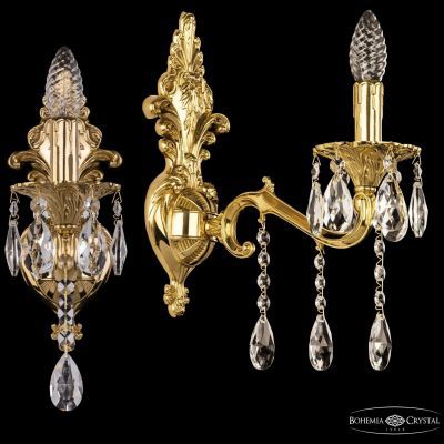 Бра бронзовые 7202B14/1/175 A G Bohemia Ivele Crystal