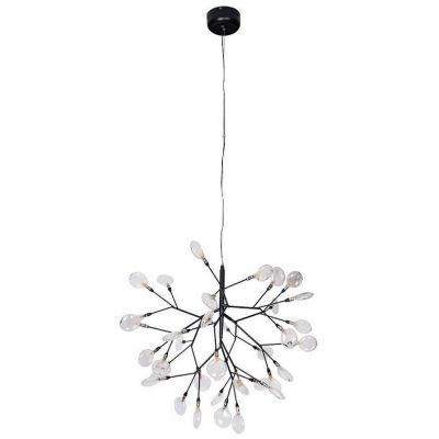 Подвесная люстра Crystal Lux Evita SP36 Black/Transparent Evita