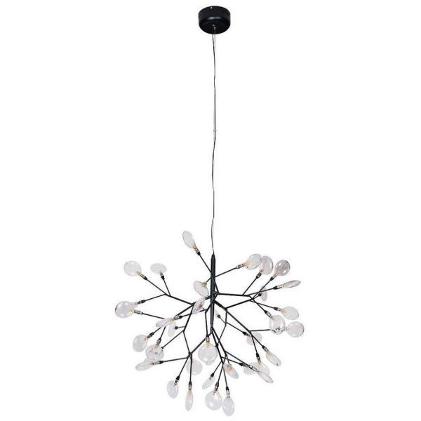 Подвесная люстра Crystal Lux Evita SP36 Black/Transparent Evita