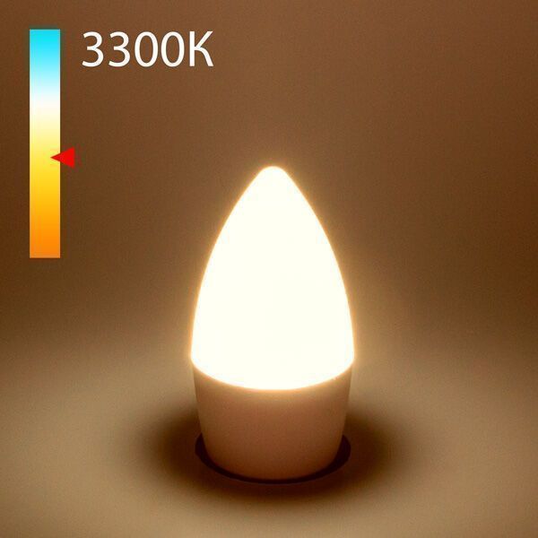 Светодиодна лампа Свеча СD LED 6W 3300K E27 (BLE2760) BLE2760 Elektrostandard