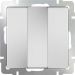 Выключатель 3-клавишный Werkel W1130001 белый (WL01-SW-3G)