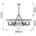 Люстра Arte Lamp A3777LM-6-2AB