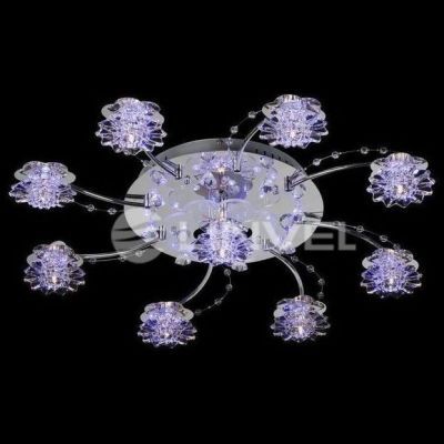 Светильник Linvel MD 4973/9(LV8047/9) 12Vx20W G4 L43 W43 H18/LED голубая