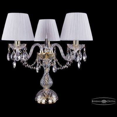 Настольная лампа Bohemia Ivele Crystal 1406L/3/141-39/G/SH32-160