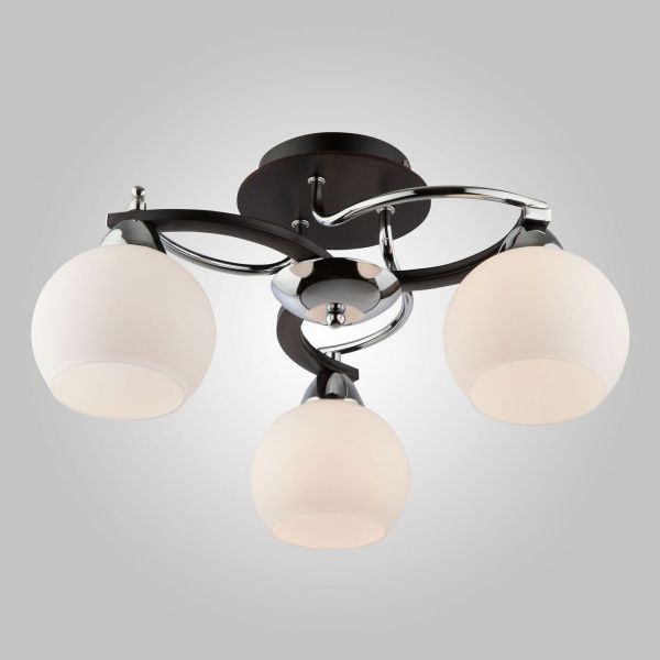 Люстра потолочная Eurosvet 9654/3 хром/венге