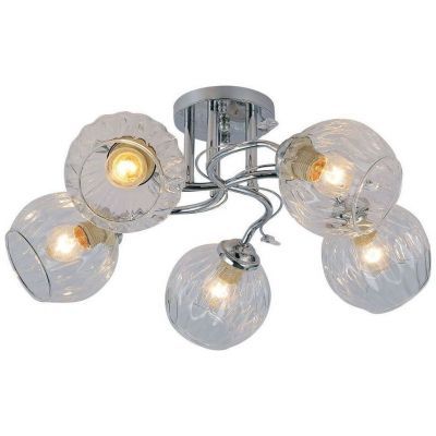 Светильник потолочный Linvel LV 9431/5 Марго Хром Е27 60W D520 H220мм