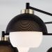 Умная потолочная люстра в стиле лофт Eurosvet 70106/6 черный Smart