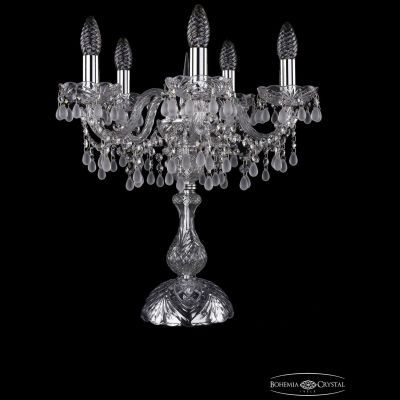 Настольная лампа Bohemia Ivele Crystal 1410L/5/141-47/Ni/V0300