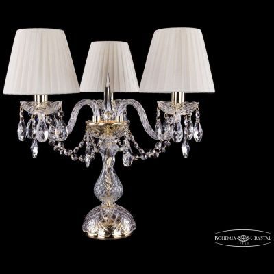 Настольная лампа Bohemia Ivele Crystal 1406L/3/141-39/G/SH3-160