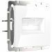 Розетка двойная Ethernet Werkel W1181101 белый (WL01-RJ45+RJ45)