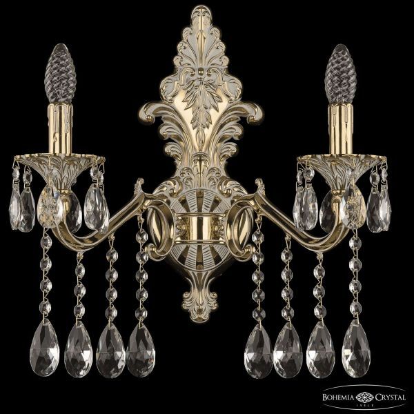 Бра бронзовые 7202B15/2/210 A GW Bohemia Ivele Crystal