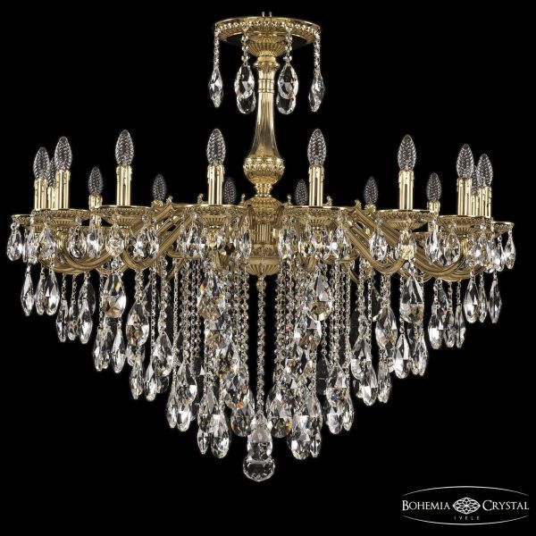 Люстра бронзовая 75102/16/360 B G Bohemia Ivele Crystal