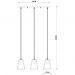 Подвесной светильник Arte Lamp A8030SP-3BK