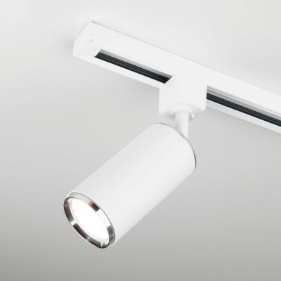 Трековый светильник Elektrostandard Svit GU10 Белый/хром (MRL 1013) однофазный