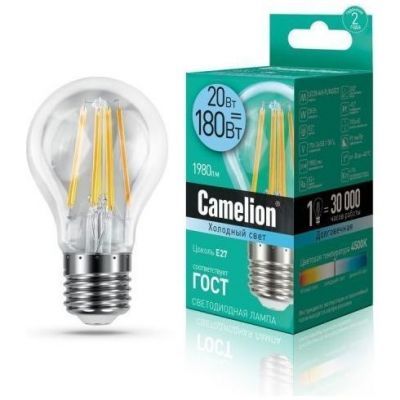 Светодиодная лампа Camelion LED20-A60-FL/845/E27