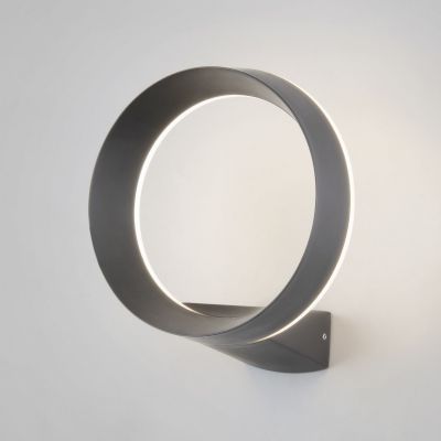 Уличный настенный светодиодный светильник Ring IP54 Elektrostandard 1710 TECHNO LED серый