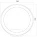 Уличный настенный светодиодный светильник Ring IP54 Elektrostandard 1710 TECHNO LED серый