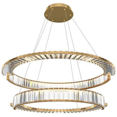 Подвесная светодиодная люстра Maytoni P097PL-L90G4K Krone
