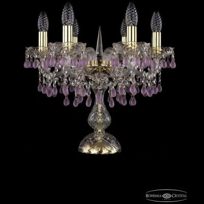 Настольная лампа Bohemia Ivele Crystal 1410L/6/141-39/G/V7010
