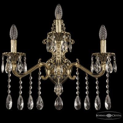 Бра бронзовые 7202B15/2+1/210/A GB Bohemia Ivele Crystal
