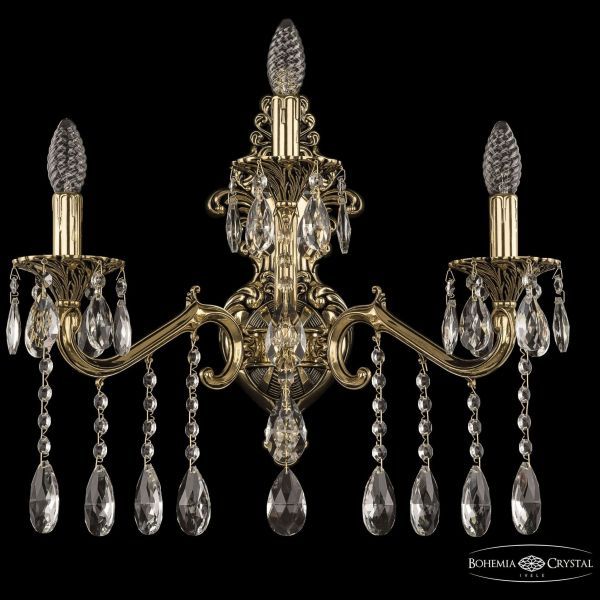 Бра бронзовые 7202B15/2+1/210/A GB Bohemia Ivele Crystal