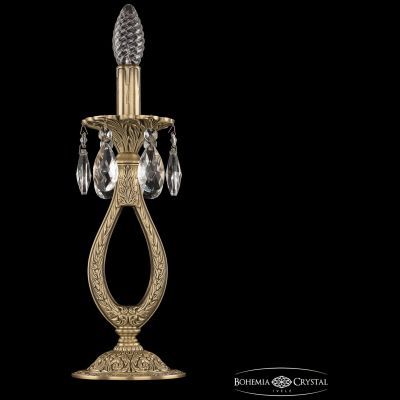 Настольная лампа бронзовая 72300l/1-33 FP Bohemia Ivele Crystal