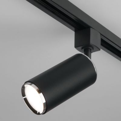 Трековый светильник Elektrostandard Svit GU10 Черный/хром (MRL 1013) однофазный