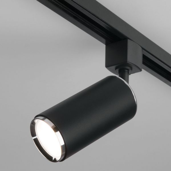 Трековый светильник Elektrostandard Svit GU10 Черный/хром (MRL 1013) однофазный