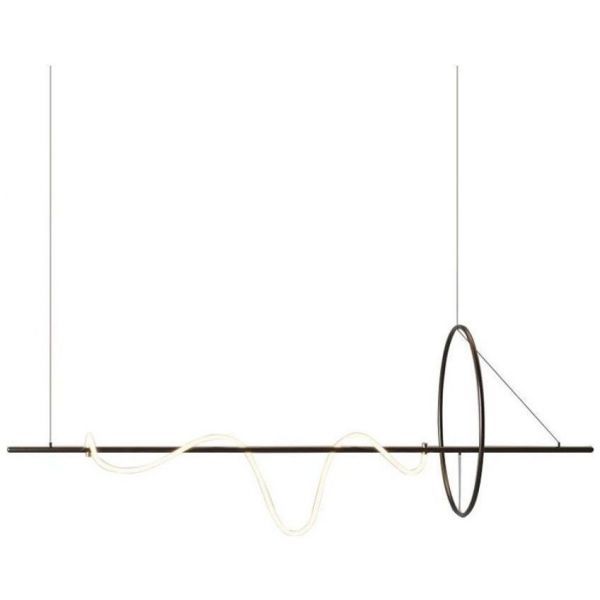 Подвесной светодиодный светильник G52148/3BK+WT Gerhort