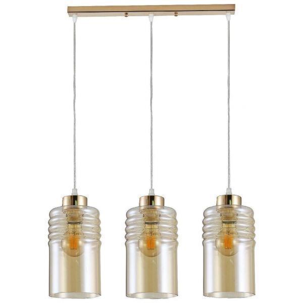 Подвесной светильник ЭкономСвет 30116/3GD AMB